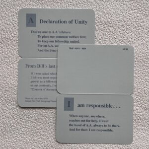 I Am Responsible (wallet card)